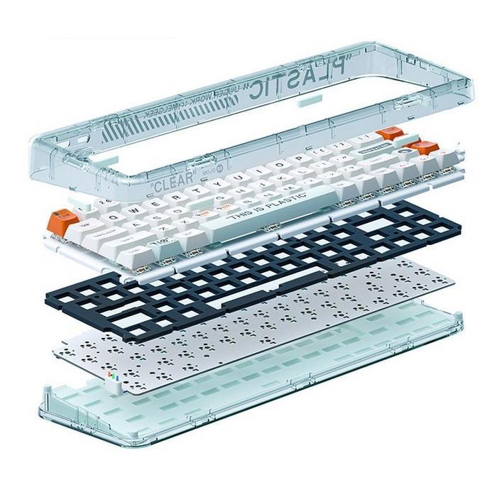 MelGeek Mojo68 Wireless Gasket Mount Mechanical Keyboard 2.4ghz / BT
