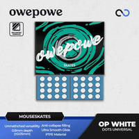 OWEPOWE OP White Universal Gaming Mouse Feet / Mouse Skate PTFE (Hybrid)