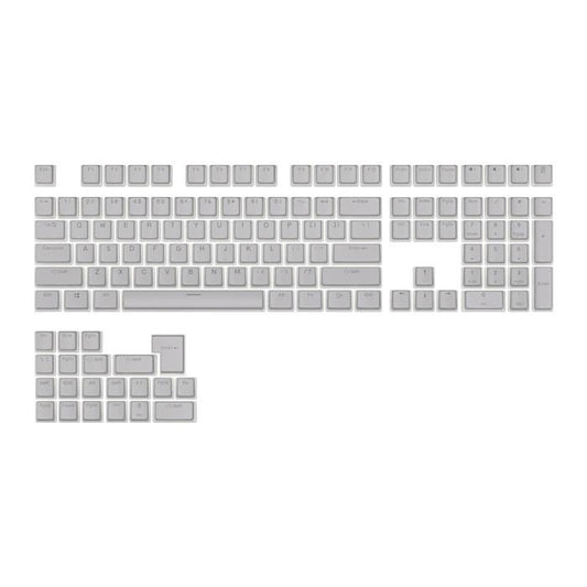 Keycaps PBT Pudding Grey / Gray / Abu-abu / Abuabu OEM Profile Shine-Through Keycap