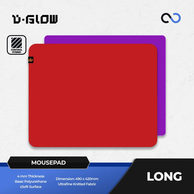 D-Glow Long Poron Base Gaming Mousepad (Control)