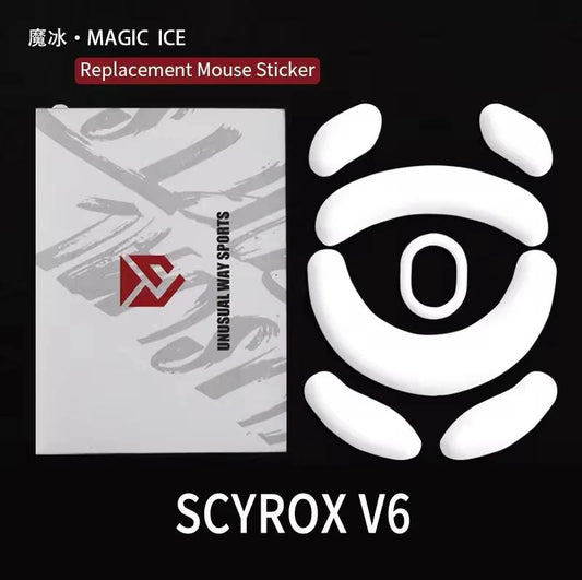 Unusual Way Sports Magic ICE Scyrox V6 Mouse Feet / Mouse Skate PTFE (Speed)