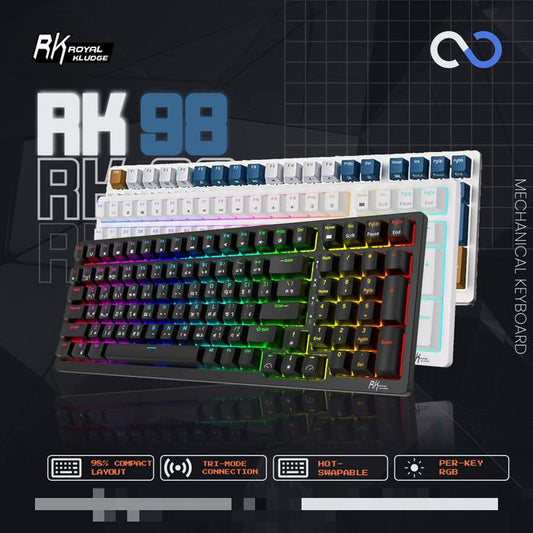 Royal Kludge RK98 / RK-98 Hotswap Mechanical Gaming Keyboard