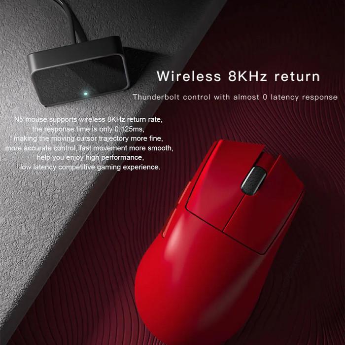 Darmoshark N5 Neurus 8k Wireless Ultra Light Ergonomic Gaming Mouse