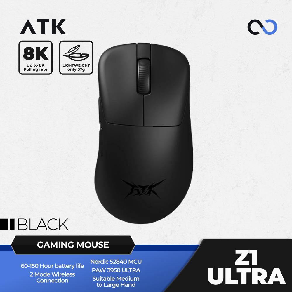 VGN ATK Z1 Ultra 8K Wireless Ultra Light Weight Ergonomic Gaming Mouse