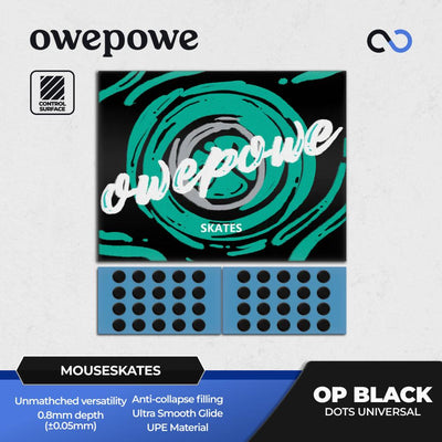 OWEPOWE OP Black Universal Gaming Mouse Feet / Mouse Skate UPE (Control)