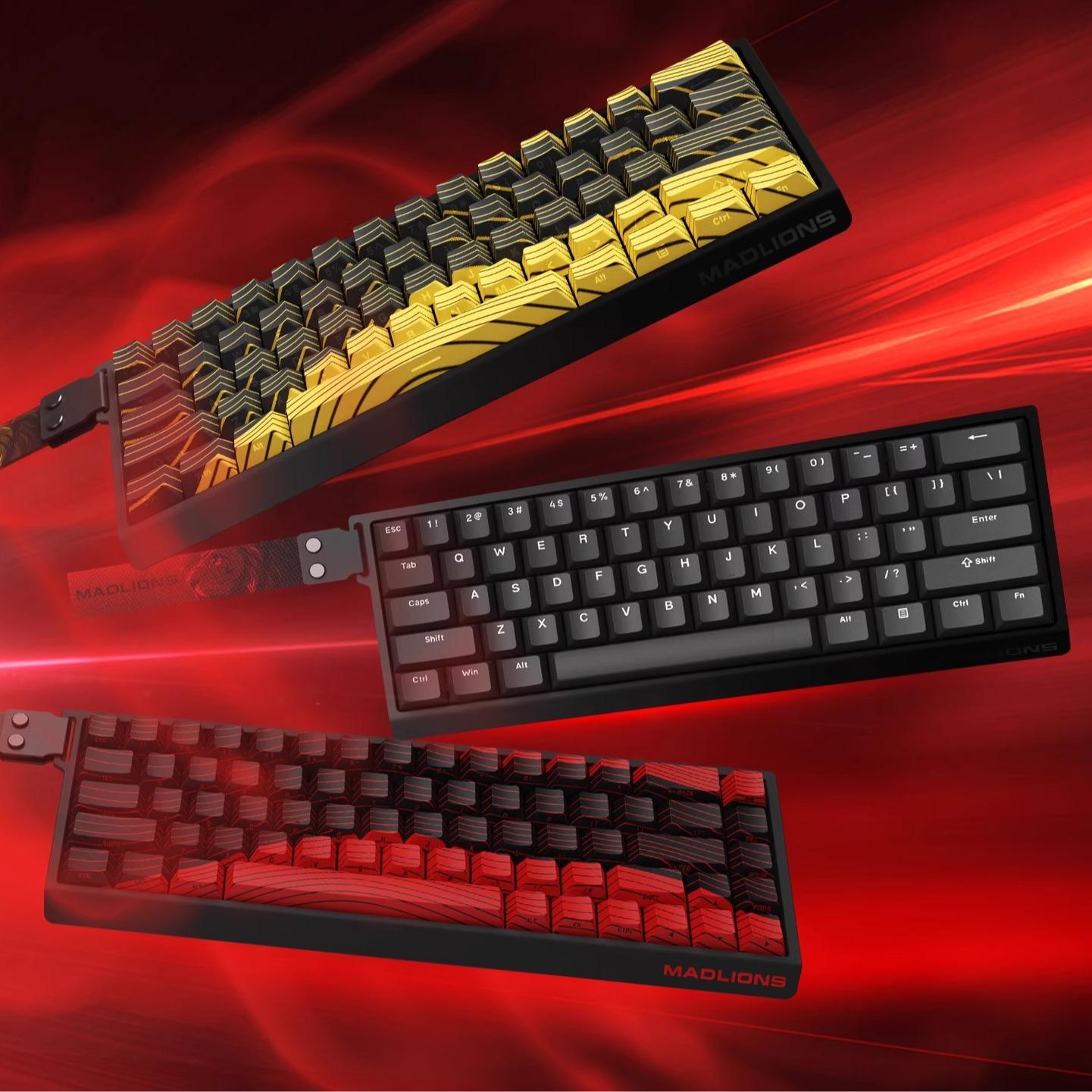 MADLIONS MAD60 HE 8K Hall Effect 60% Keyboard Rapid Trigger SOCD DKS Wooting Fierce Gaming Gear