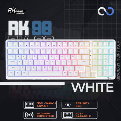 Royal Kludge RK98 / RK-98 Hotswap Mechanical Gaming Keyboard