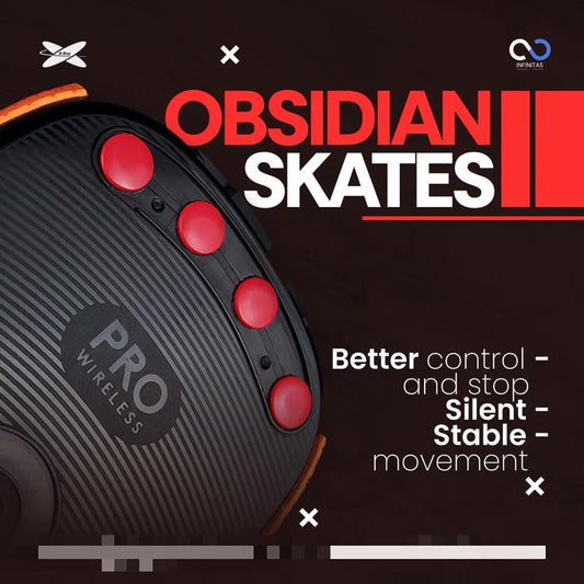 XRaypad Obsidian Universal Dots PTFE Mouse Feet / Mouse Skate for Glass pad (Control)