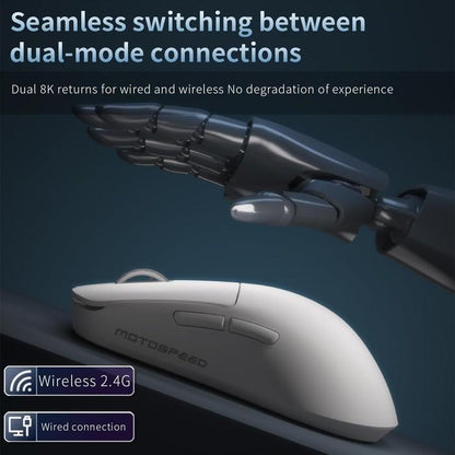 MOTOSPEED X6 MAX 8k Super Light Wireless Gaming Mouse