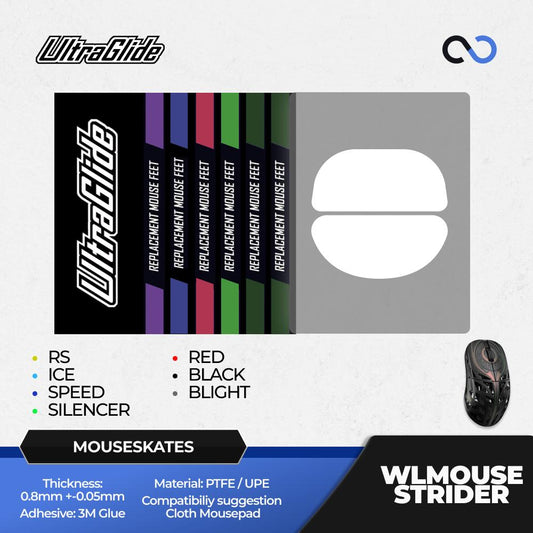 Meow Gaming Gear UltraGlide WLMOUSE Strider Series Mouse Feet / Mouse Skate