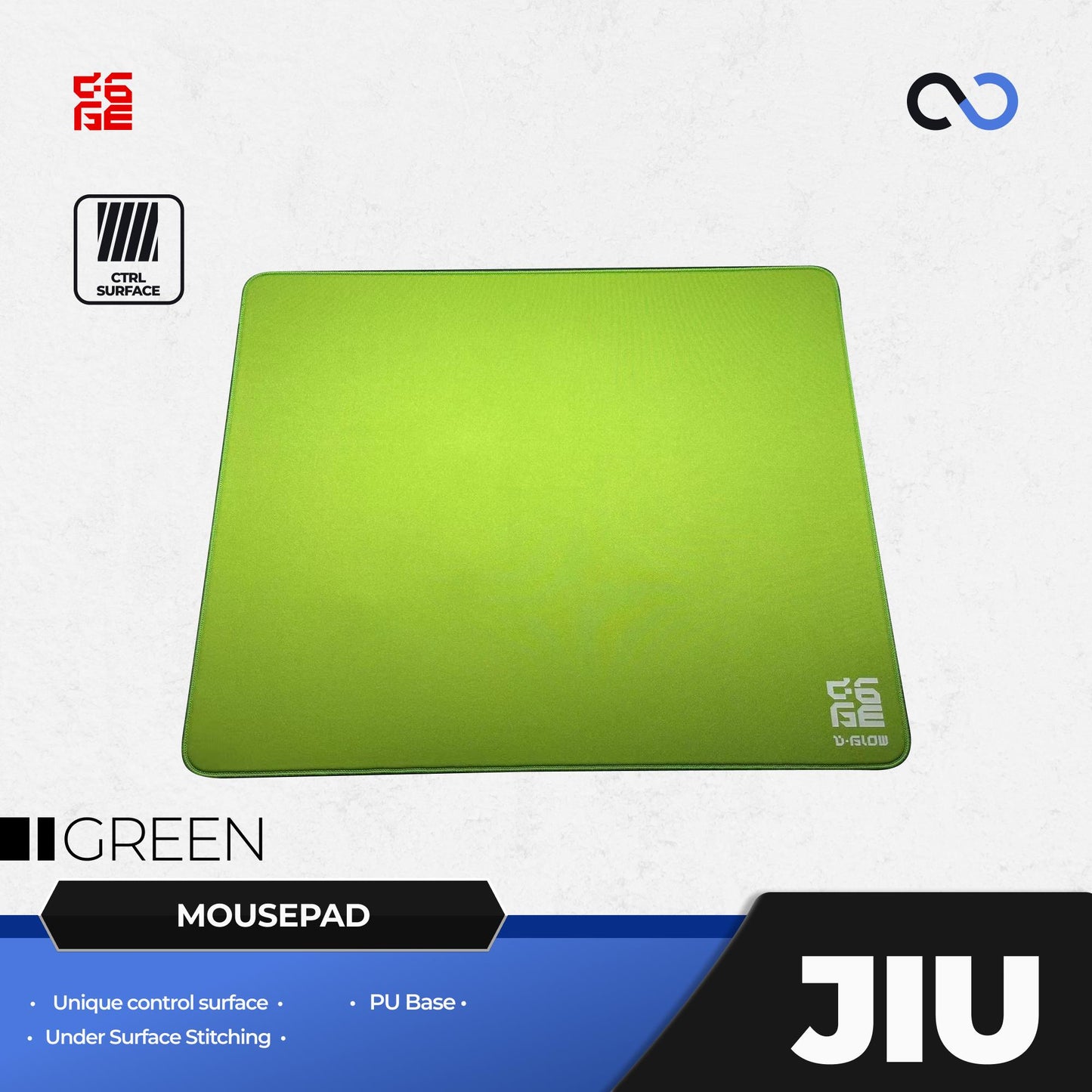 D-Glow JIU Poron Base Soft Gaming Mousepad Artisan Type-99 Clone (Control)