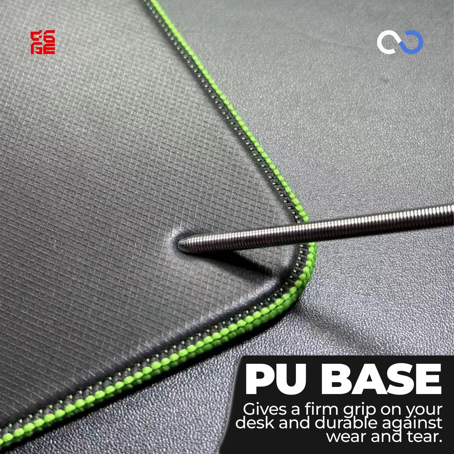 D-Glow JIU Poron Base Soft Gaming Mousepad Artisan Type-99 Clone (Control)