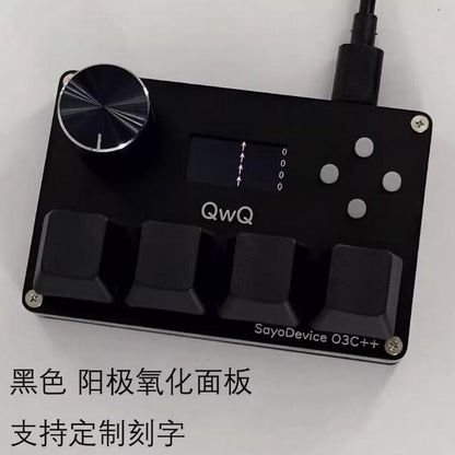 SayoDevice O3C++ OSU! / DJMAX Hall Effect Macropad Gaming Keyboard Rapid Trigger SOCD RDT