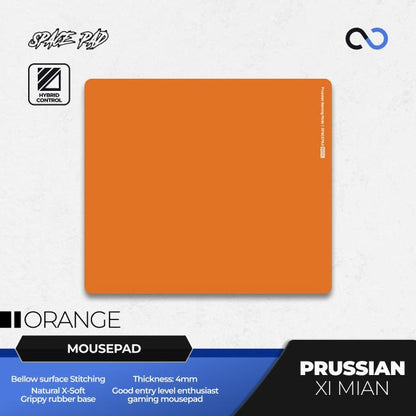 Spacepad Prussian Xi Mian Rubber Base Gaming Mousepad (Hybrid-Control)
