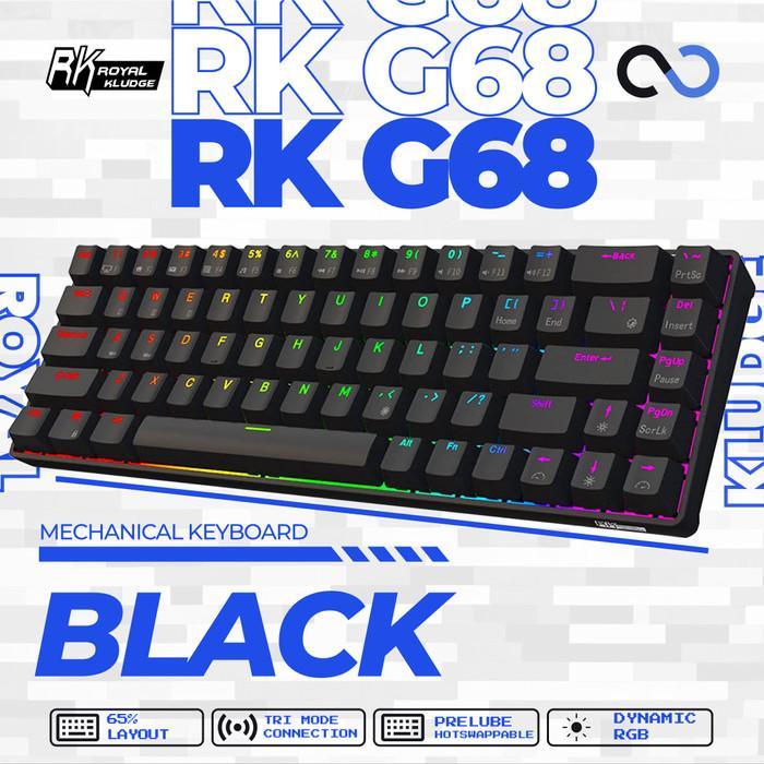 Royal Kludge RKG68 / RK-G68 / RK837 / RK68 Hotswap Mechanical Keyboard