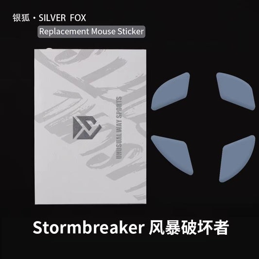 Unusual Way Sports Silver Fox PWNAGE Trinity CF Series Mouse Feet / Mouse Skate PTFE (Speed)