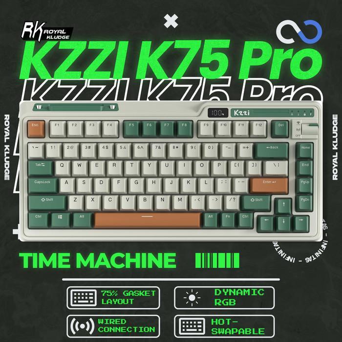 Royal Kludge KZZI K-75 / K75 PRO Hotswap Gasket Wireless 75% Mechanical Keyboard