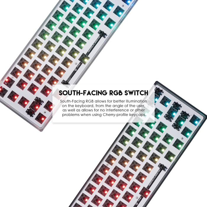 Fantech Maxfit61 Frost MK857 60% Hotswap Mechanical Keyboard