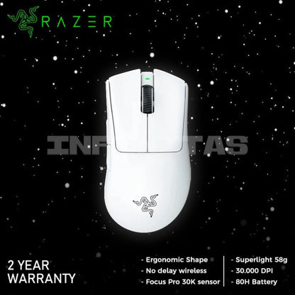 Razer DeathAdder V3 Pro Ultra Lightweight Wireless Gaming Mouse 2.4Ghz