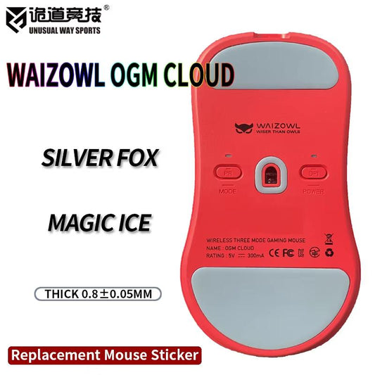 Unusual Way Sports Silver Fox Waizowl Cloud XS Series Mouse Feet / Mouse Skate PTFE (Speed)