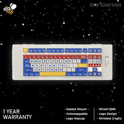 MelGeek Pixel Wireless Gasket Mount Mechanical Keyboard 2.4ghz / BT